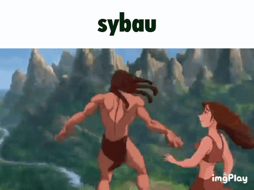 Dancing Man and Woman with Sybau