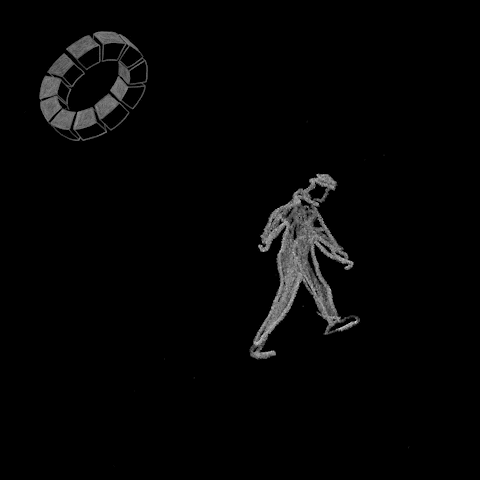 Dancing Man Illusion GIF