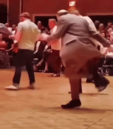 Dancing Man In Dance Floor GIF