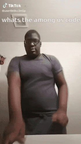 Dancing Man in Mirror: What's the Among Us Code