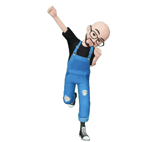 Dancing Man In Overalls