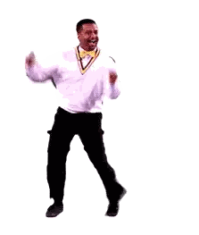 Dancing Man in White Sweater