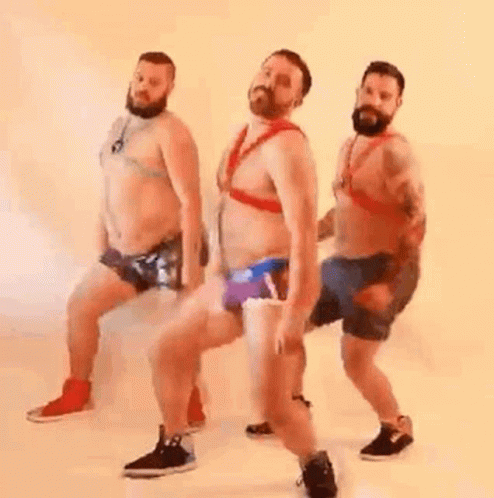 Dancing Man With Beard GIF