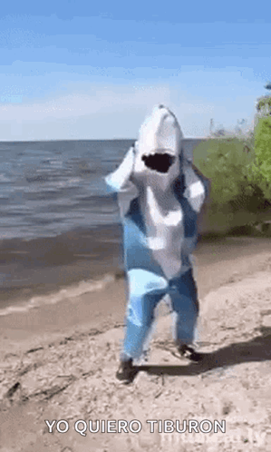 Dancing Mascot Baby Shark GIF
