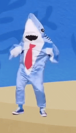Dancing Mascot Baby Shark GIF