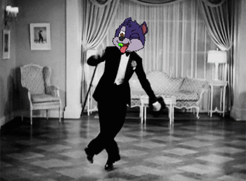 Chipmunk Face Tap Dancing Meme GIF