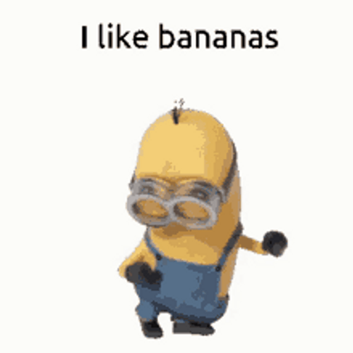 minions banana gif