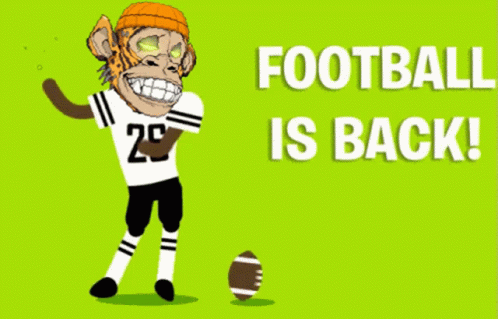Dancing Monkey Face Football Is Back GIF