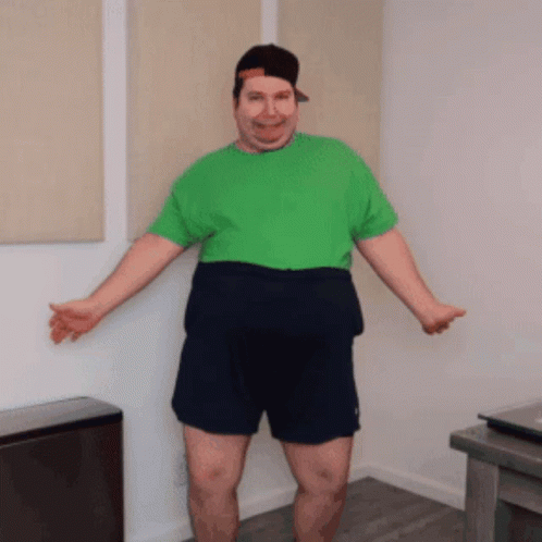 Dancing Nikocado Avocado Wearing Short GIF