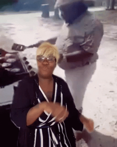 Dancing Old Lady Cookout GIF