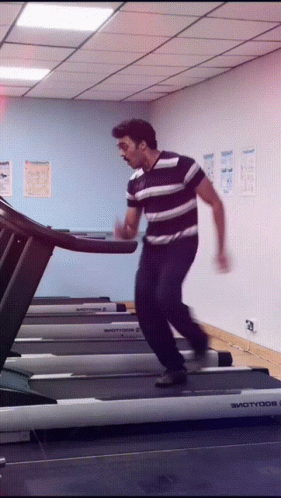 Dancing On The Treadmill GIF