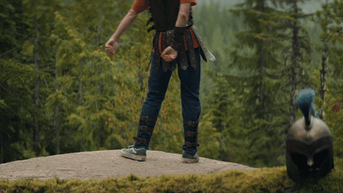 Dancing Percy Jackson In The Forest GIF