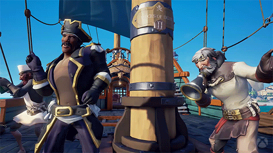 Dancing Pirates Jolly Roger GIF