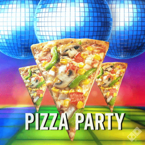 Dancing Pizza Party GIF