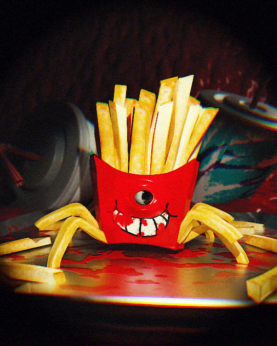 Dancing Potato Fries GIF