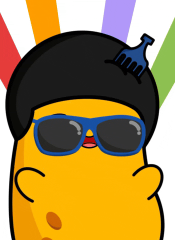 Dancing Potato With Fork On The Hair GIF