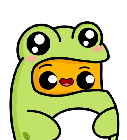 Dancing Potato With Frog Costume GIF