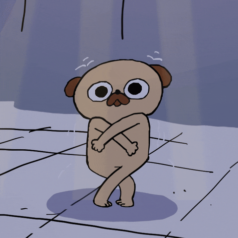 Dancing Pug Dog Anime GIF