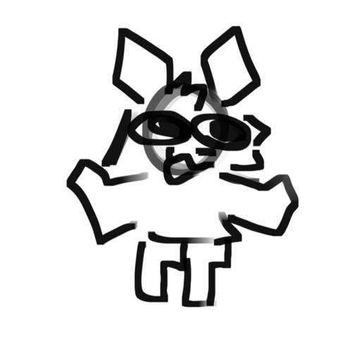 Dancing Reindeer Cute Animation Art GIF