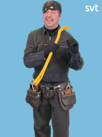 Dancing Robber Having Fun GIF