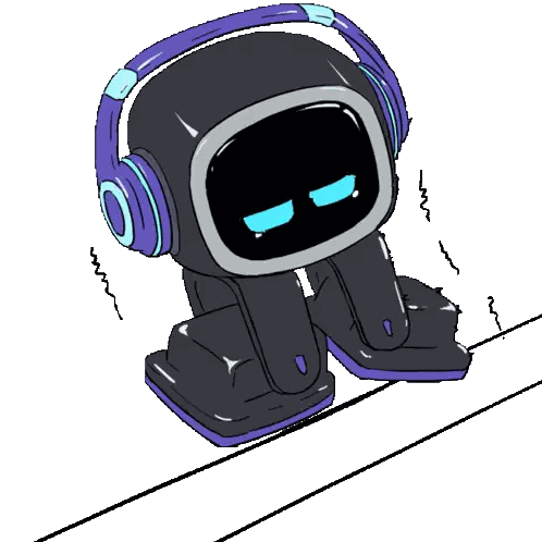 Dancing Robot With Headphones
