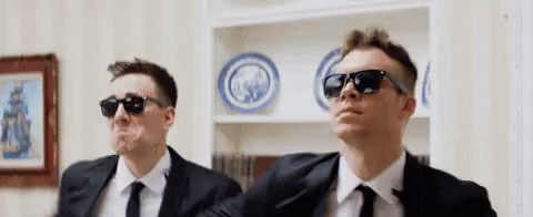 Dancing Secret Service GIF