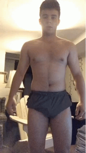 Dancing Shirtless Hype Man GIF