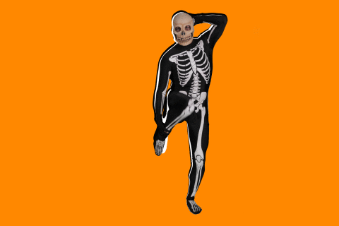 Dancing Skeleton Cosplay Meme GIF