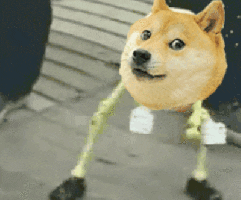 Dancing Skeleton Dog Meme GIF