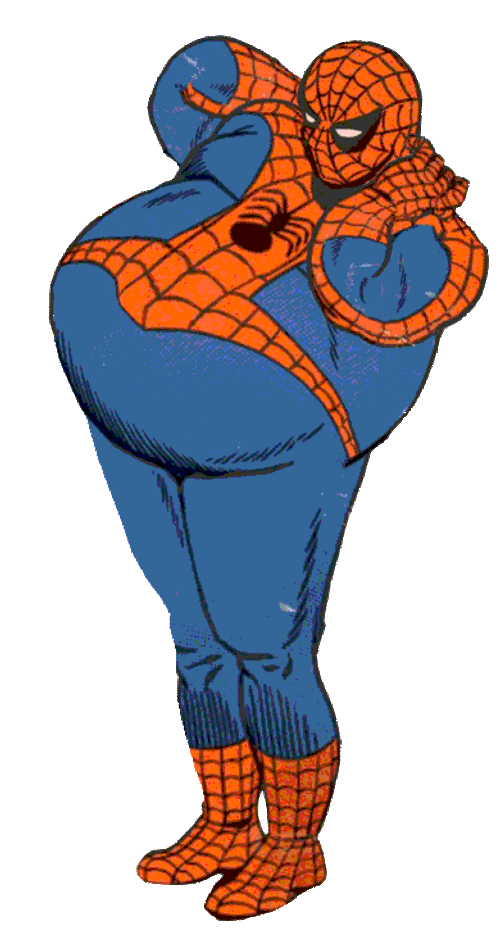 Dancing Spiderman Chubby Animation GIF 