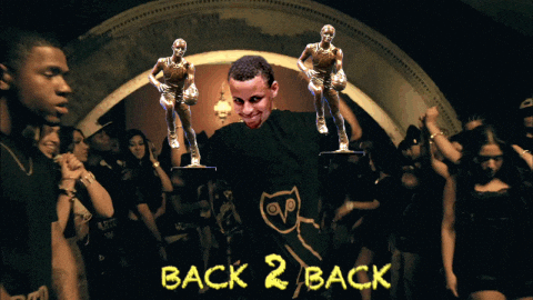 Dancing Stephen Curry Face Back To Back GIF