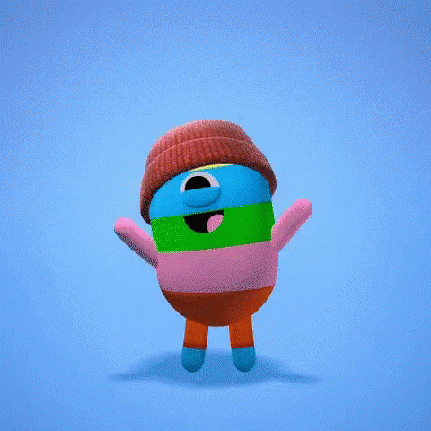 Dancing Toca Boca Character GIF
