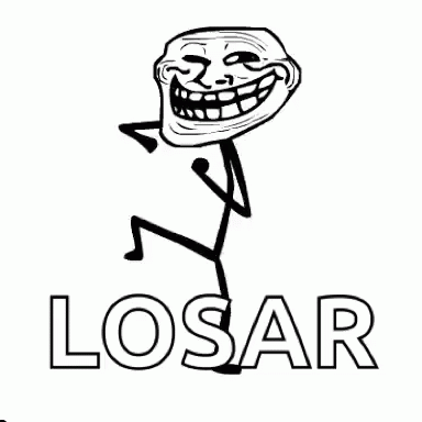 Dancing Troll Stick Figure GIF