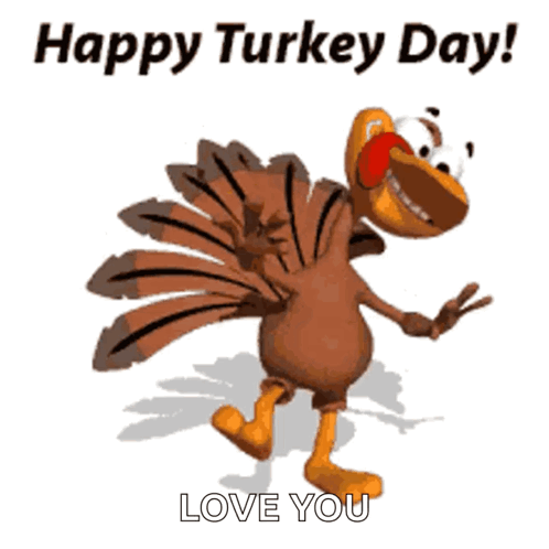 Dancing Turkey On Addams Family Thanksgiving GIF