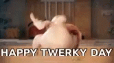 Dancing Turkey Twerk Day GIF