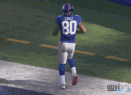 Dancing Victor Cruz Giants GIF