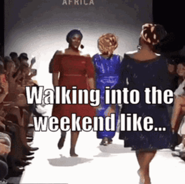 Dancing Walking Into The Weekend GIF