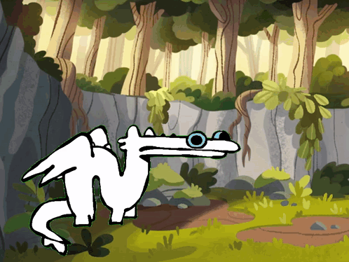 Dancing White Toothless Meme GIF