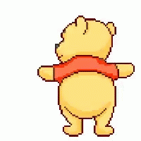 Dancing Winnie The Pooh Backward GIF
