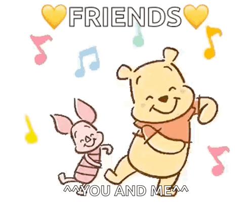 Dancing Winnie The Pooh Friends GIF