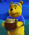Dancing Winnie The Pooh With A Jar GIF