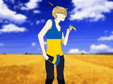Dancing With The Flag Of Ukraine GIF