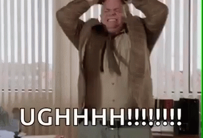 Dang Chris Farley Frustrated Reaction GIF