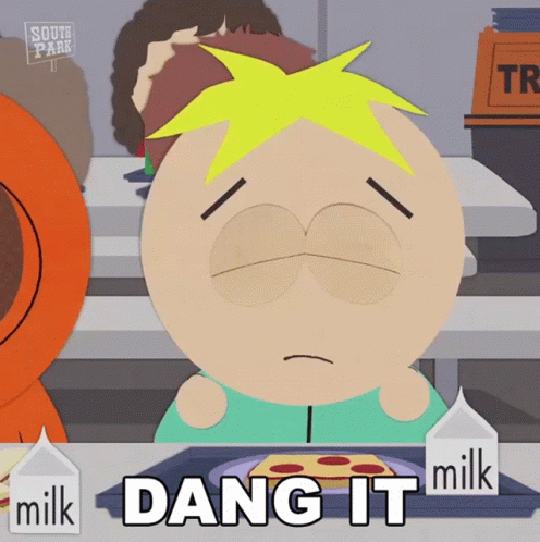 Dang It Infuriated Butters Stotch South Park GIF
