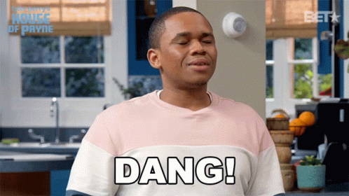 Dang Malik Payne Annoyed Response GIF