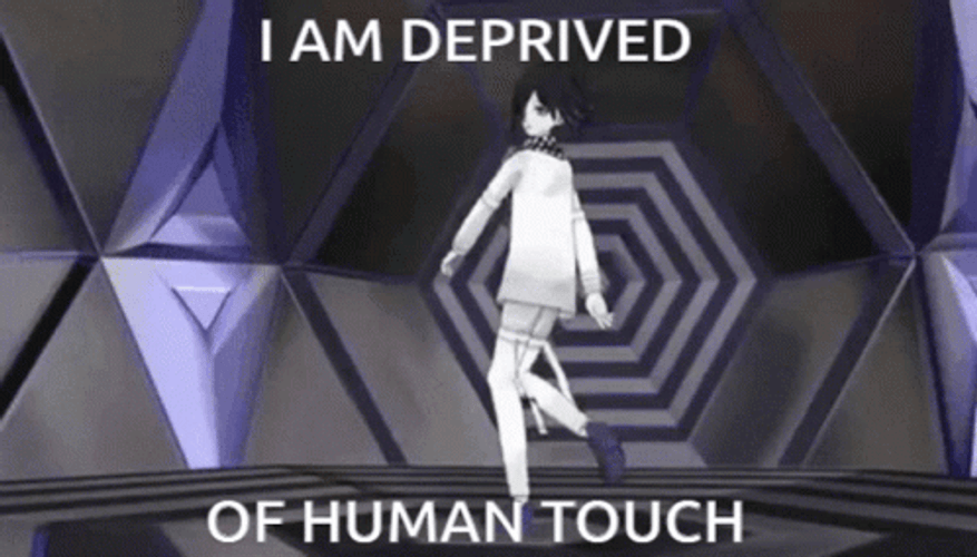 Danganronpa Deprived Of Human Touch GIF