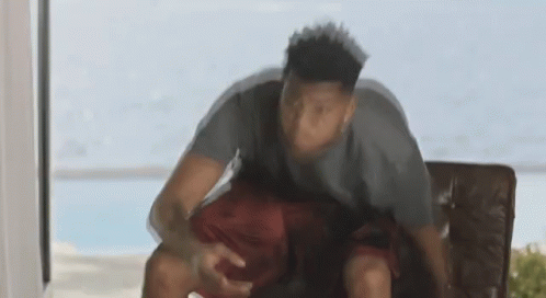Dangelo Russell Throwing Phone Outside GIF