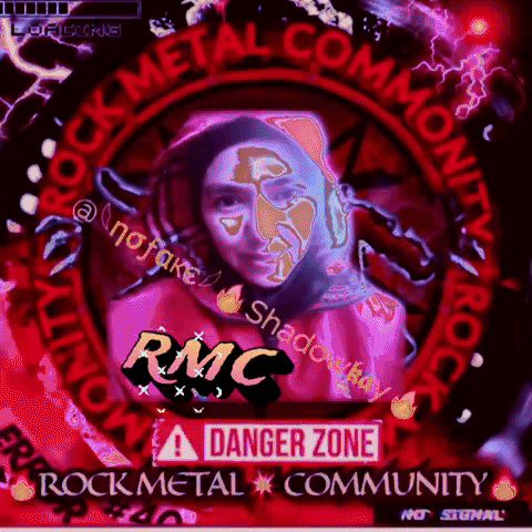 Danger Zone Rock Metal Community Poster