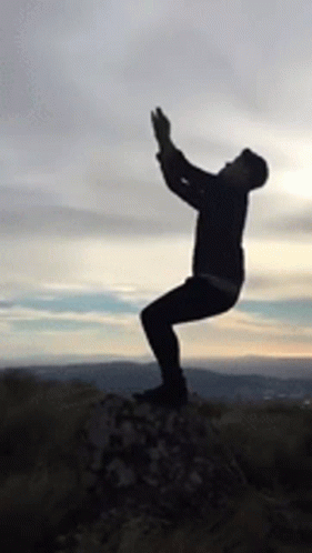Dangerous Flip Stunt Outside GIF