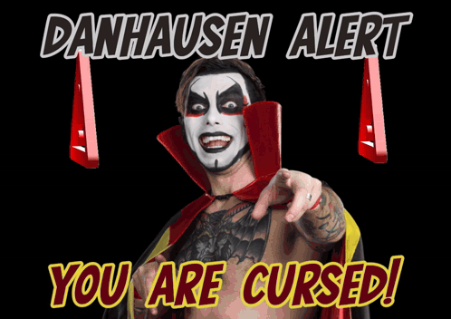 Danhausen Cursed Vampire Poster